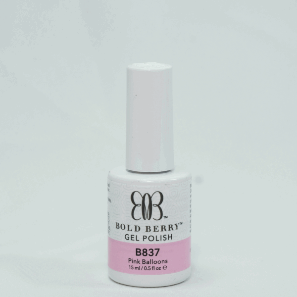 Bold Berry - B837 - Pink Ballons - 15 ml - Soak Off Gel Nail Polish