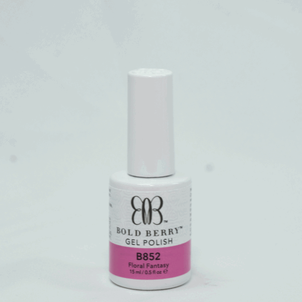Bold Berry - B852 - Floral Fantasy - 15 ml - Soak Off Gel Nail Polish