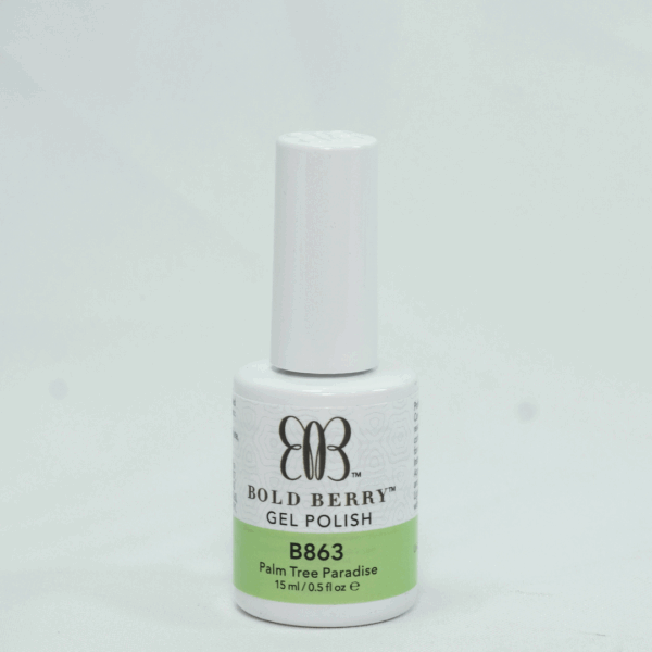 Bold Berry - B863 - Palm Tree Paradise - 15 ml - Soak Off Gel Nail Polish