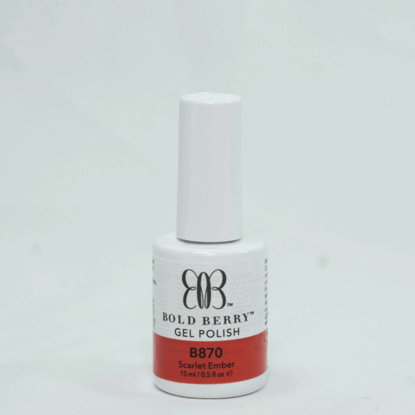 Bold Berry - B870 - Scarlet Ember - 15 ml - Soak Off Gel Nail Polish