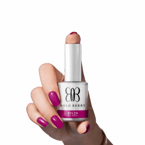 Bold Berry - D420 - Tea Party - 15 ml - Soak Off Gel Nail Polish