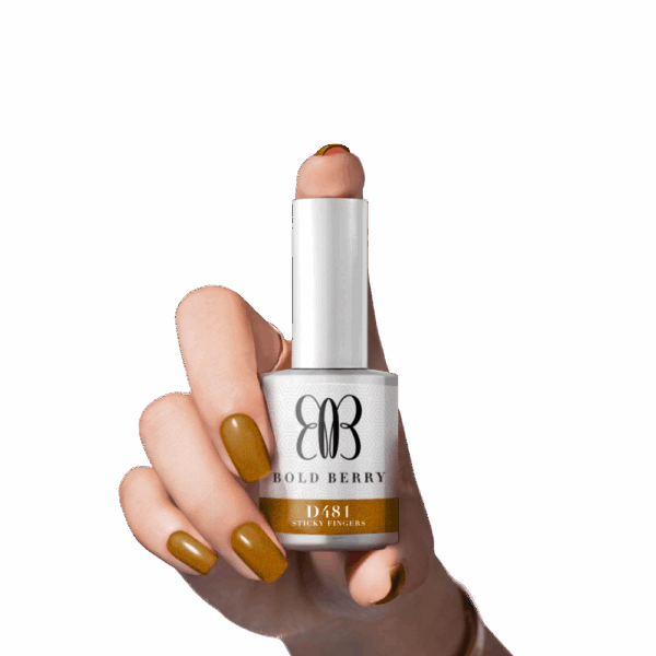 Bold Berry - D481 - Sticky Fingers - 15 ml - Soak Off Gel Nail Polish