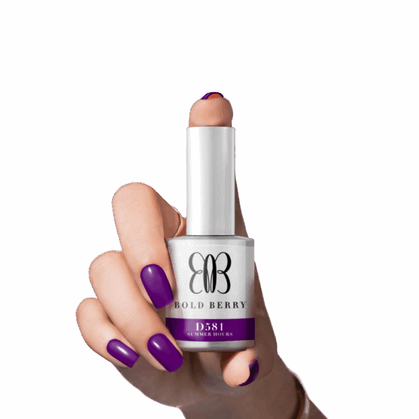 Bold Berry - D581 - Summer Hours - 15 ml - Soak Off Gel Nail Polish