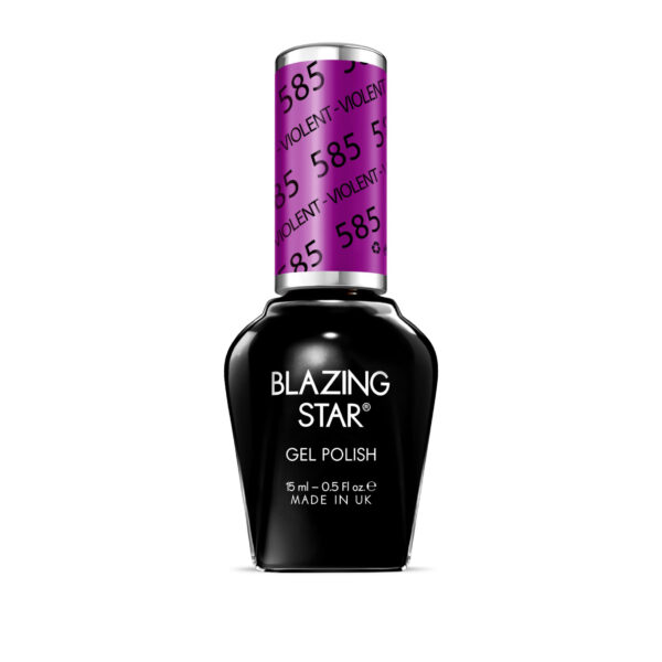 BlazingStar - 585 - Violent - 15 ml - Soak Off Gel Nail Polish
