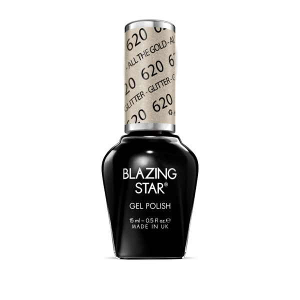 BlazingStar - 620 - All The Gold - 15 ml - Soak Off Gel Nail Polish