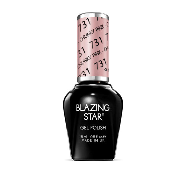 BlazingStar - 731 - Chunky Pink - 15 ml - Soak Off Gel Nail Polish