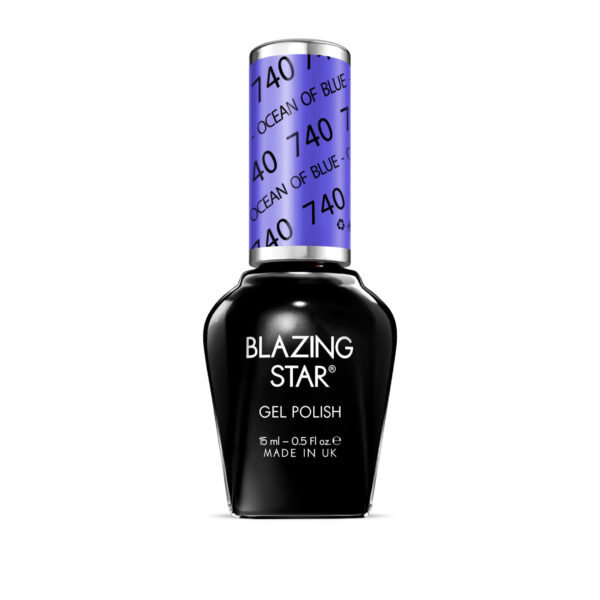 BlazingStar - 740 - Ocean Of Blue - 15 ml - Soak Off Gel Nail Polish