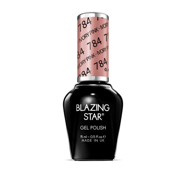 BlazingStar - 784 - Ivory Pink - 15 ml - Soak Off Gel Nail Polish