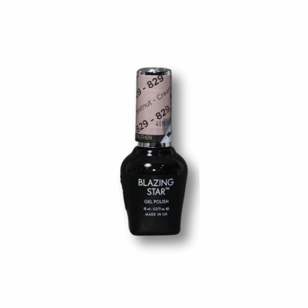 BlazingStar - 829 - Creamy Chestnut - 15 ml - Soak Off Gel Nail Polish