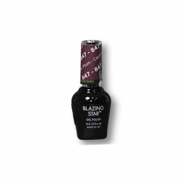 BlazingStar - 847 - Cashmere Plum - 15 ml - Soak Off Gel Nail Polish