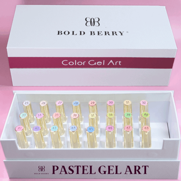 Bold Berry - Gel Art Pastel